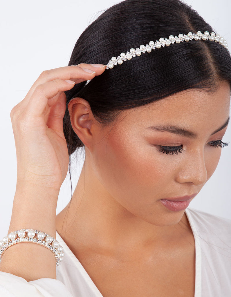 Diamante Pearl Headband Lovisa - Main Image