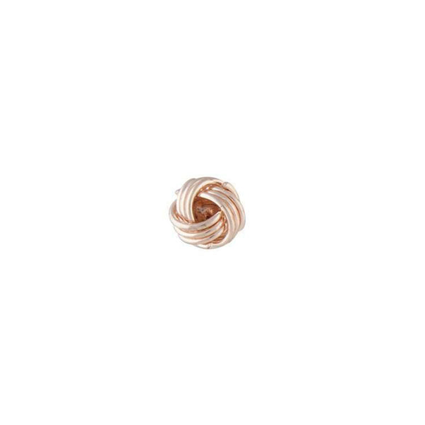 Rose Gold Classic Mini Knot Stud Earrings