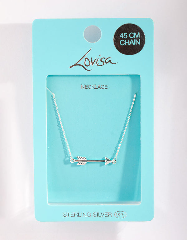 Sterling Silver Arrow Necklace