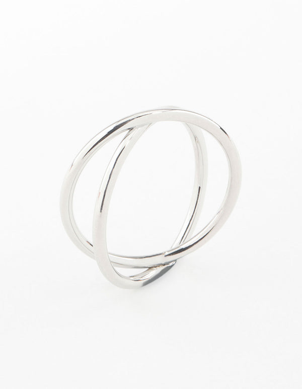 Silver Crossover X Ring