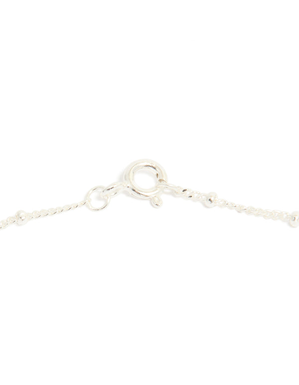 Sterling Silver Fine Ball Chain Choker