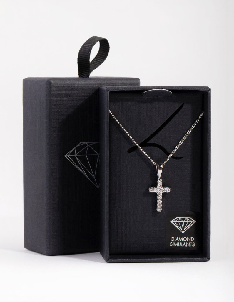 Crystal Cross Necklace - Lovisa Crystal Cross Necklace - Lovisa
