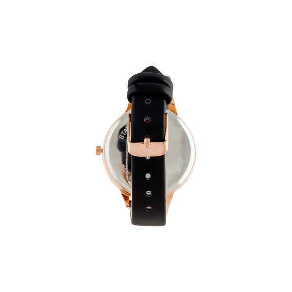 Black Hummingbird PU Strap Watch