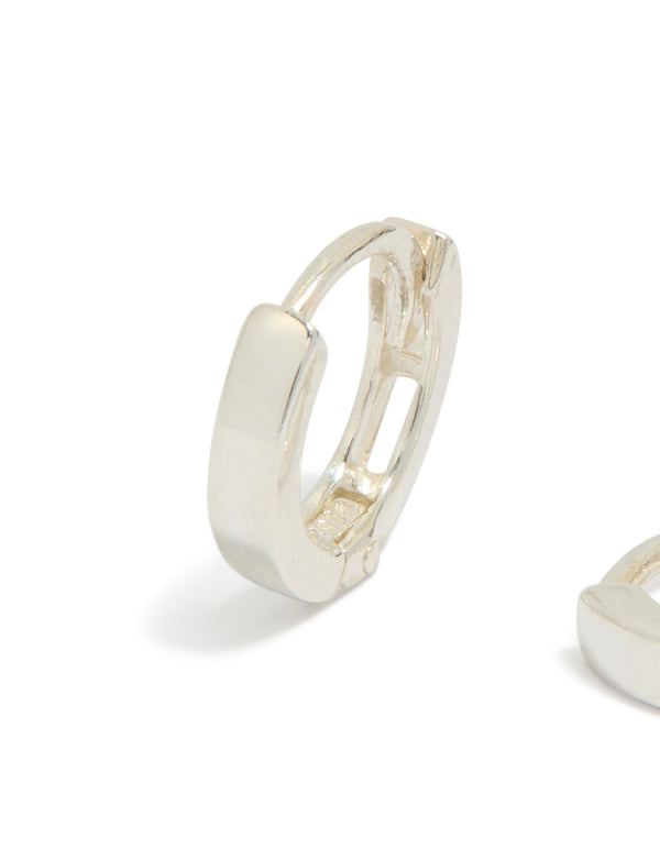 Sterling Silver Classic Huggie Earrings