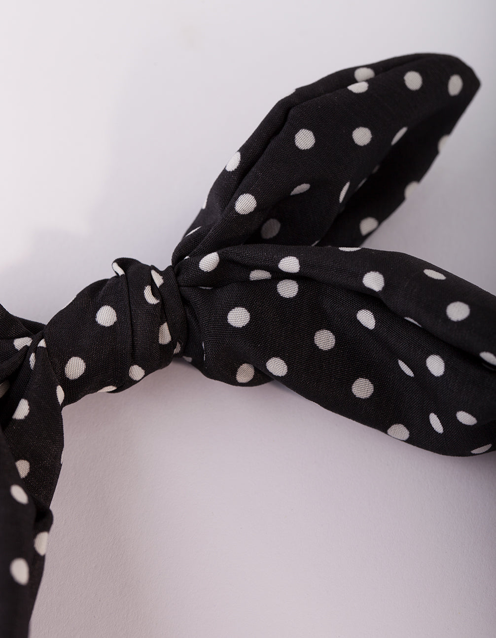 Black & White Bow Headband