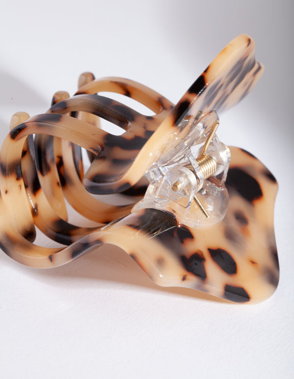 Milky Tortoiseshell Claw Clip