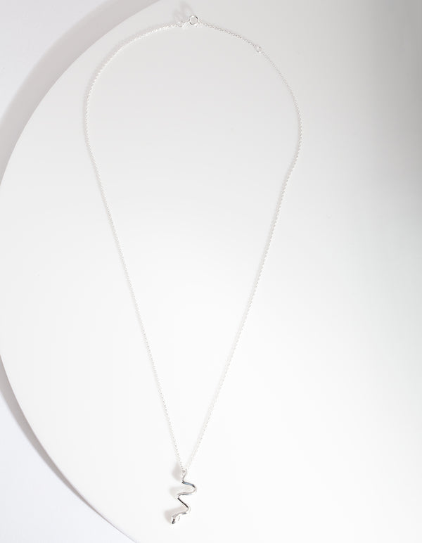 Sterling Silver Snake Necklace