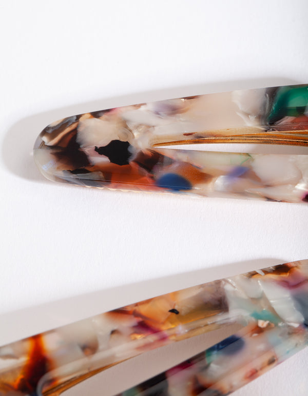 Pastel Multi Colour Hair Clip Pack