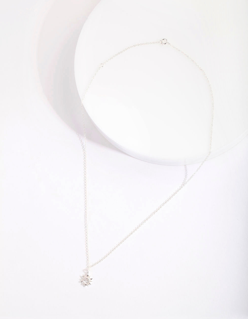 Sterling Silver Boho Sun Necklace