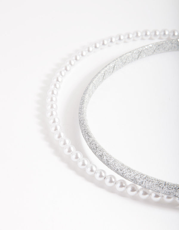 Kids Fabric Flower Headband Pack