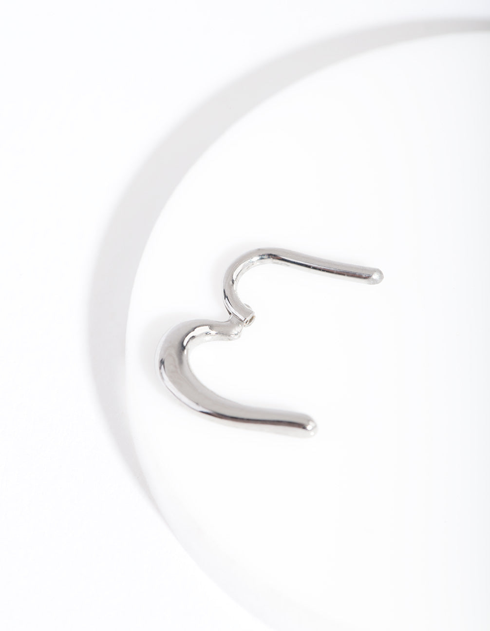 Surgical Steel Heart Clicker Earring