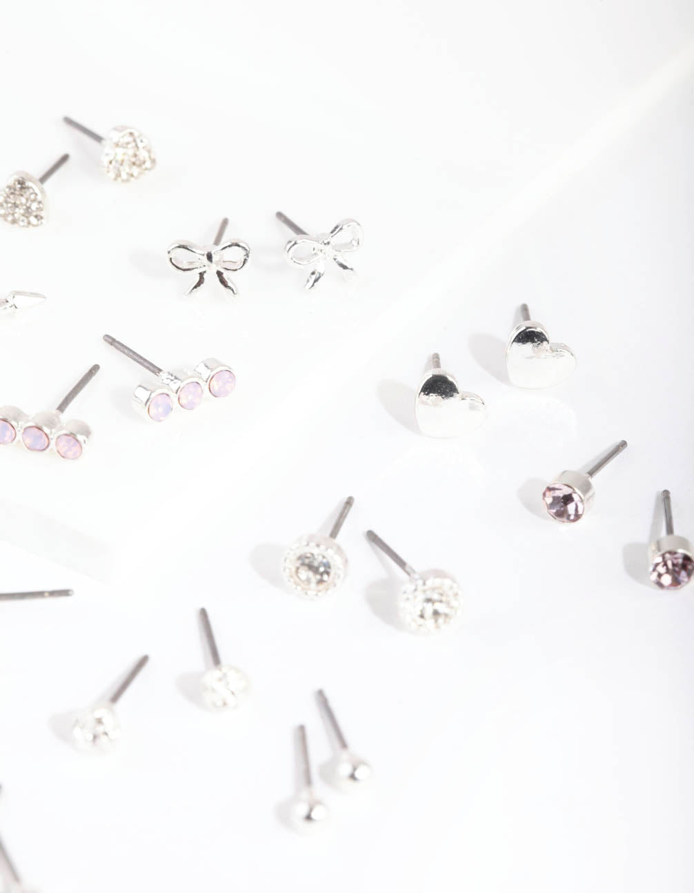 Silver Bow & Arrow Earring 12-Pack
