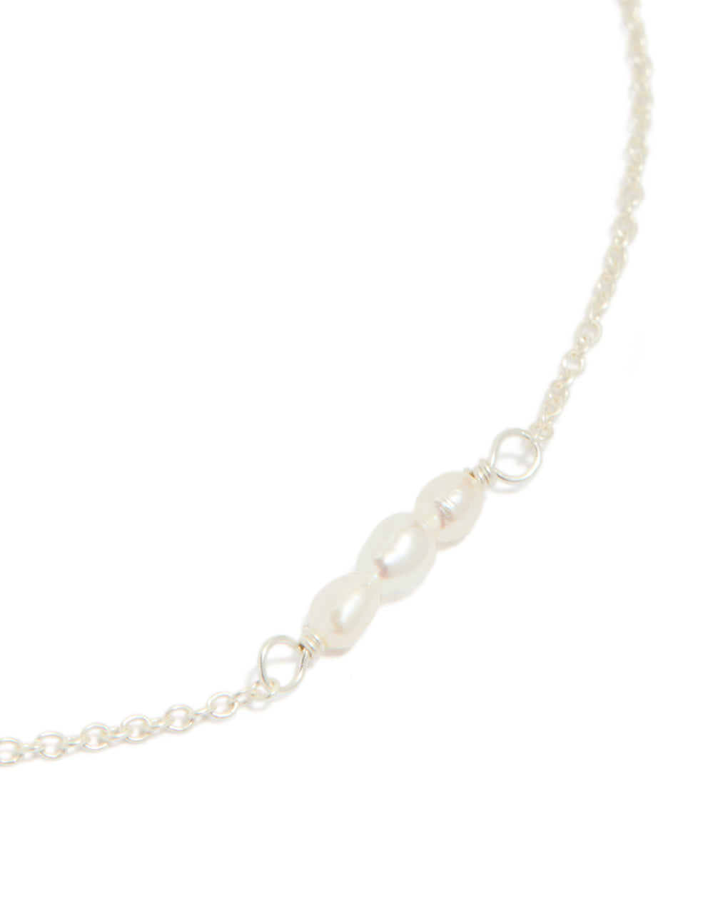 Sterling Silver Mini Pearl Bracelet