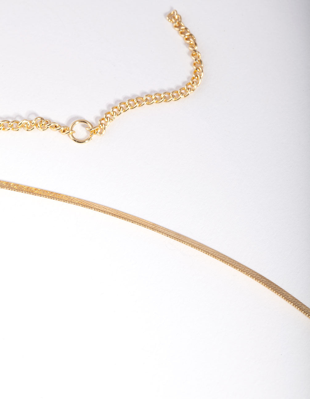 Gold Plated 60cm Fine Snake Chain Necklace