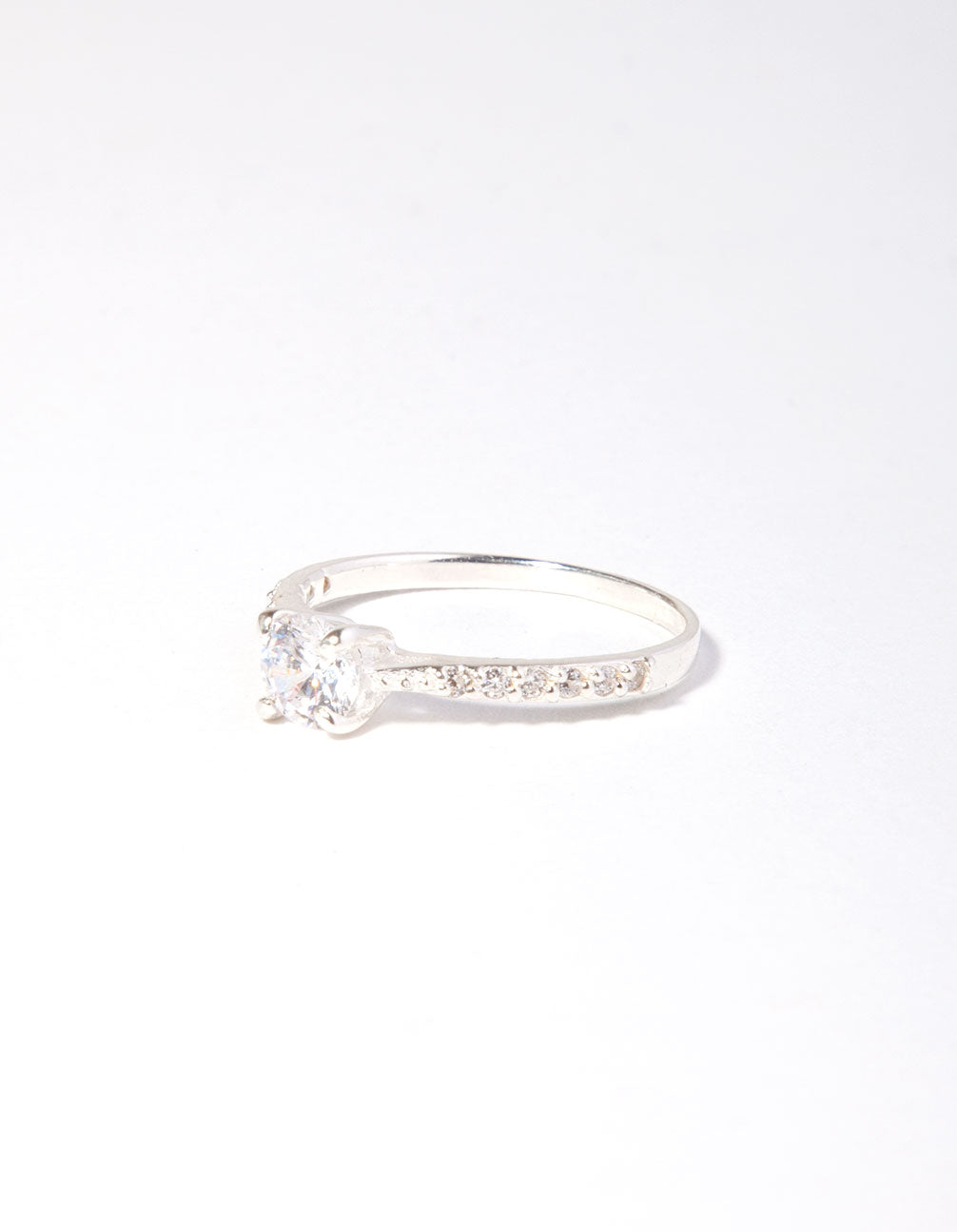 1/4 Carat Cubic Zirconia Sterling Silver Ring