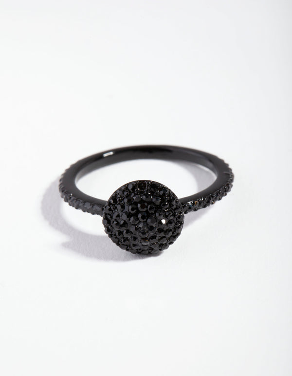 Diamante Round Lolly Ring