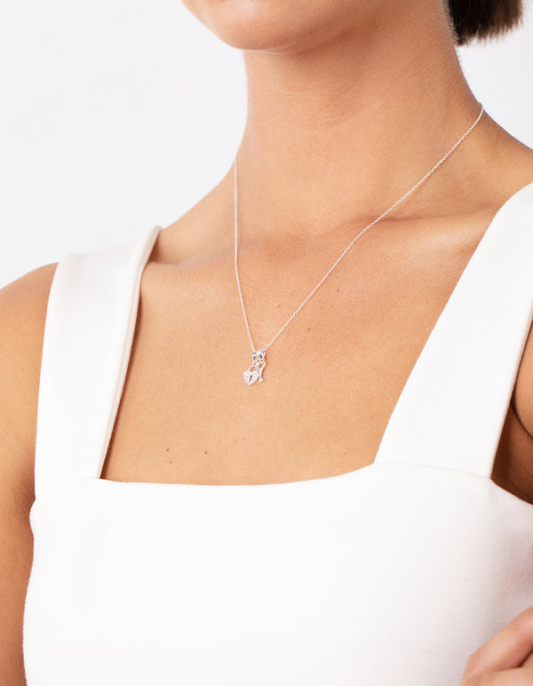 Sterling Silver Love Padlock Necklace