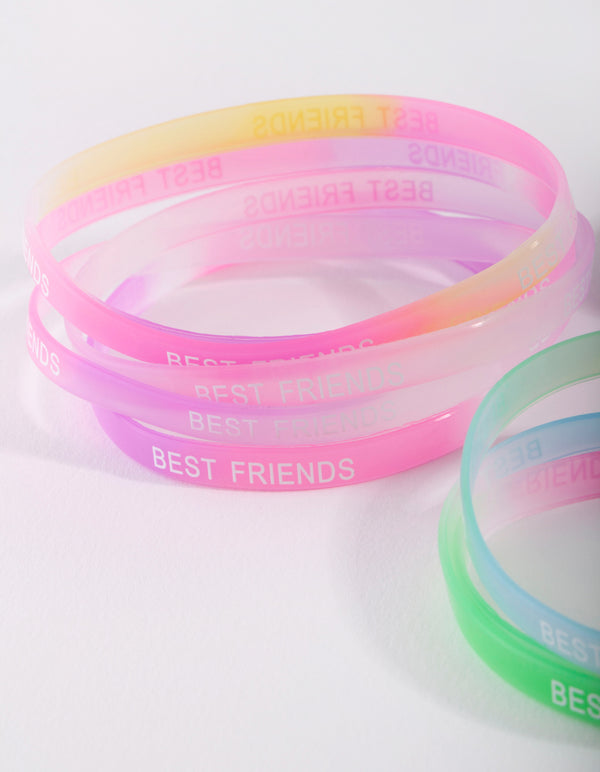 Kids Ombre Best Friends Stretch Bracelet 20-Pack