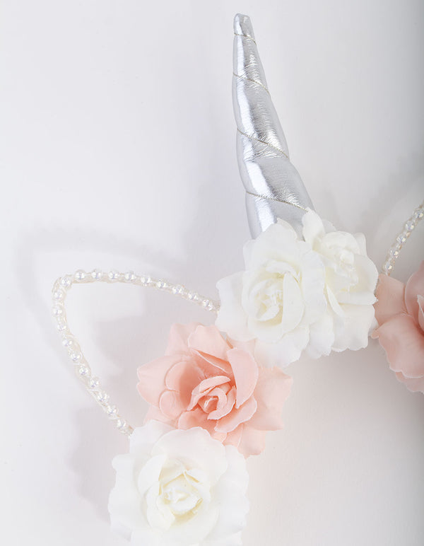 Kids Mixed Material Occasion Unicorn Cat Headband