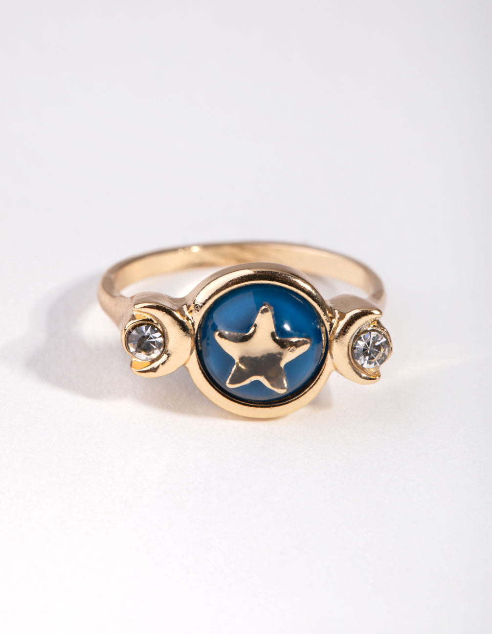 Gold Mood Star 3-Stone Ring