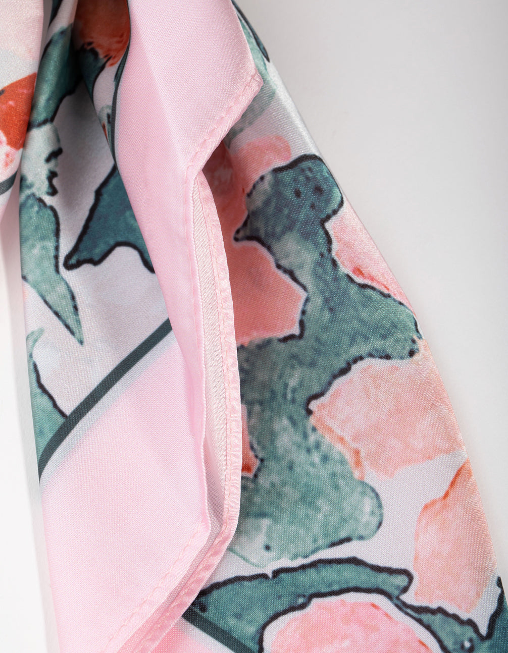 Fabric Lily Print Scarf