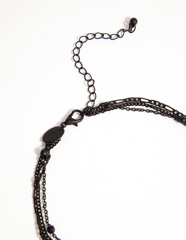 Gold Shape 3-Layer Choker