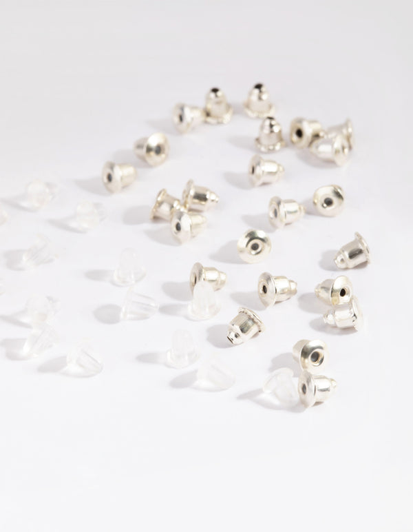 Silver & Silicon Mixed Earback Pack