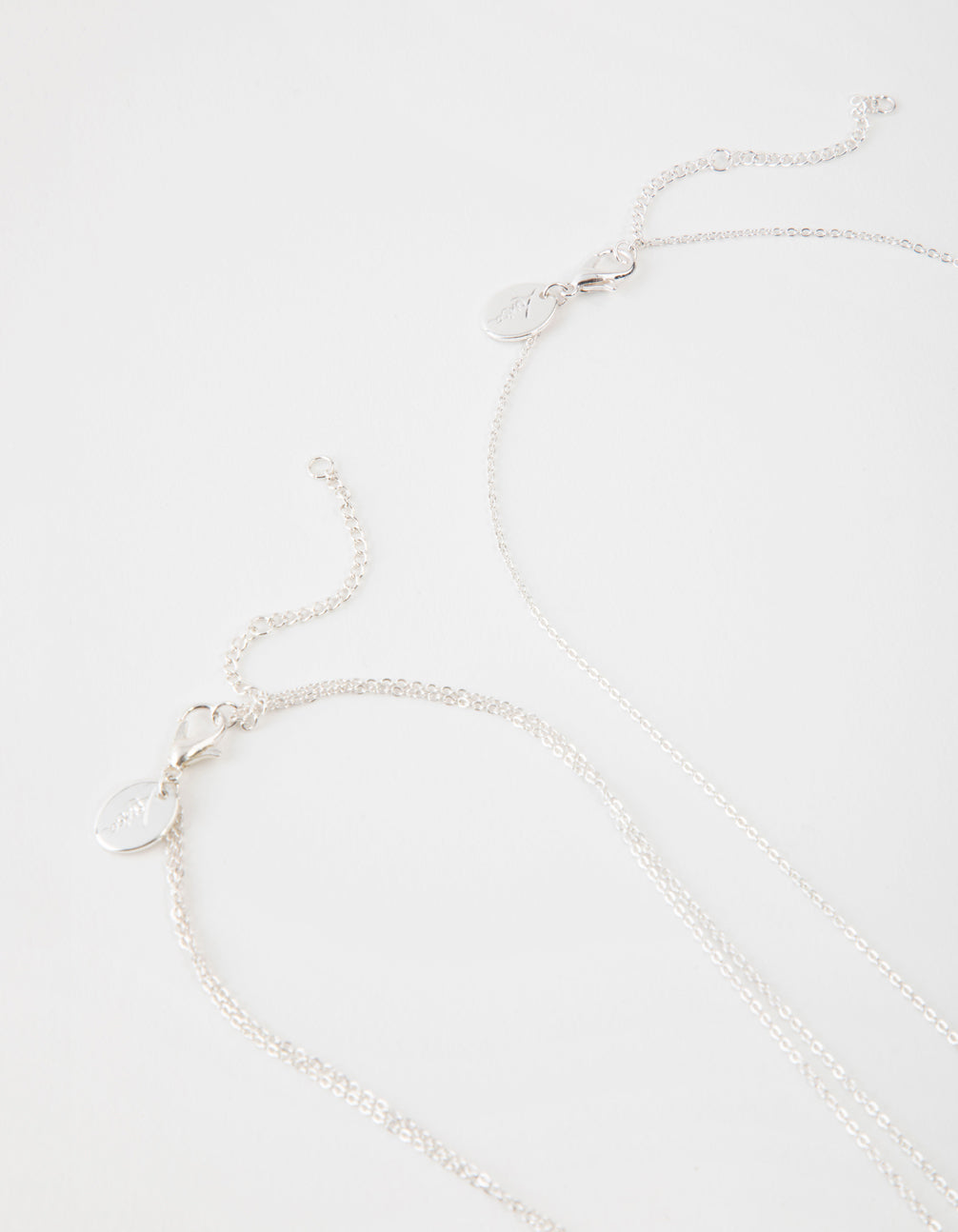 Silver 3-Row Necklace