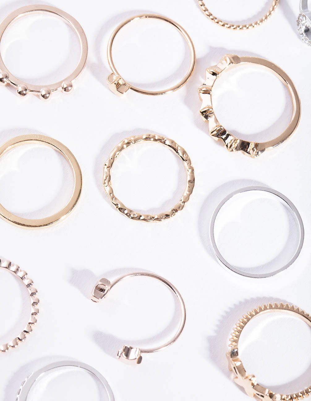 Mixed Metal Celestial 24x1Pack Rings