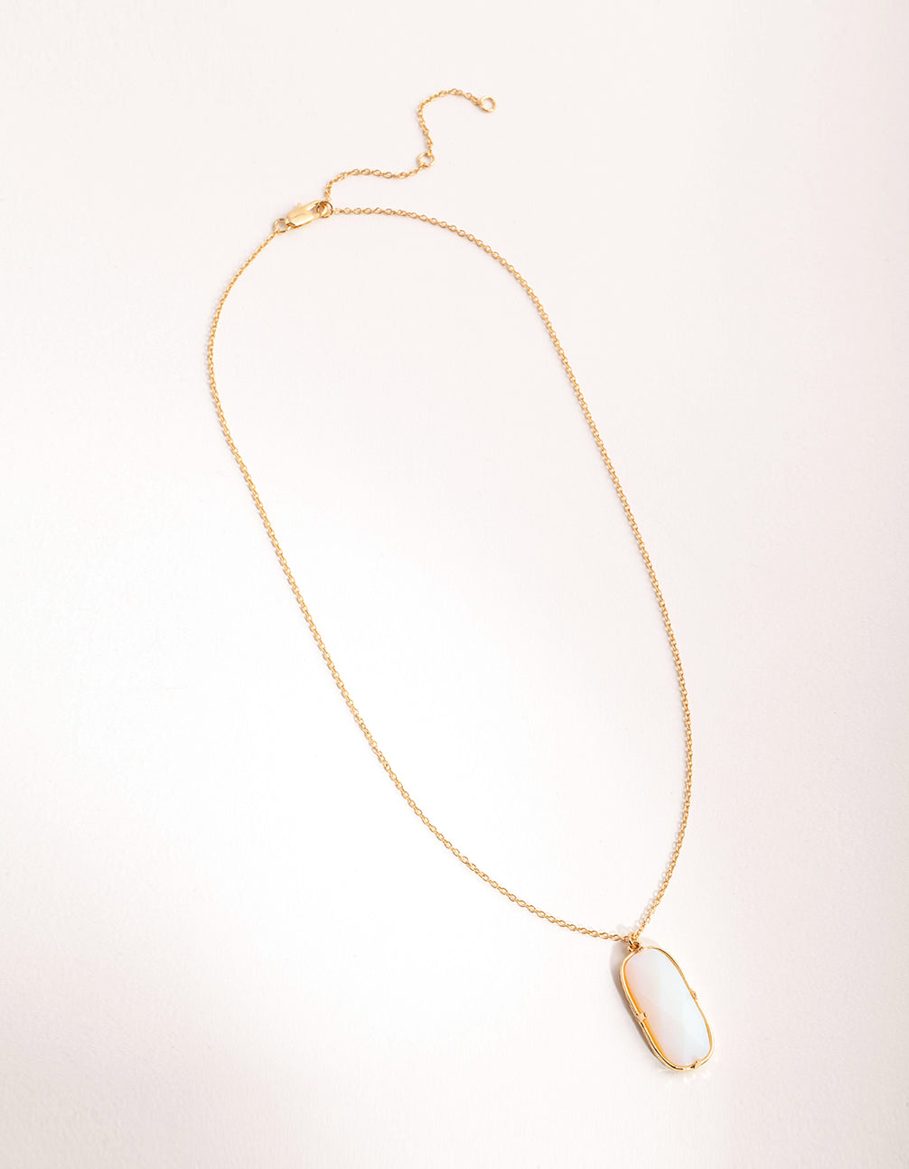 Gold Plated Semi Precious Shard Necklace