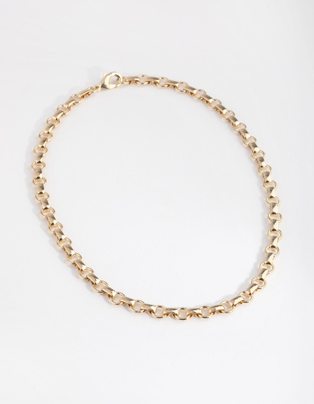 Gold Plated Small Rolo Necklace