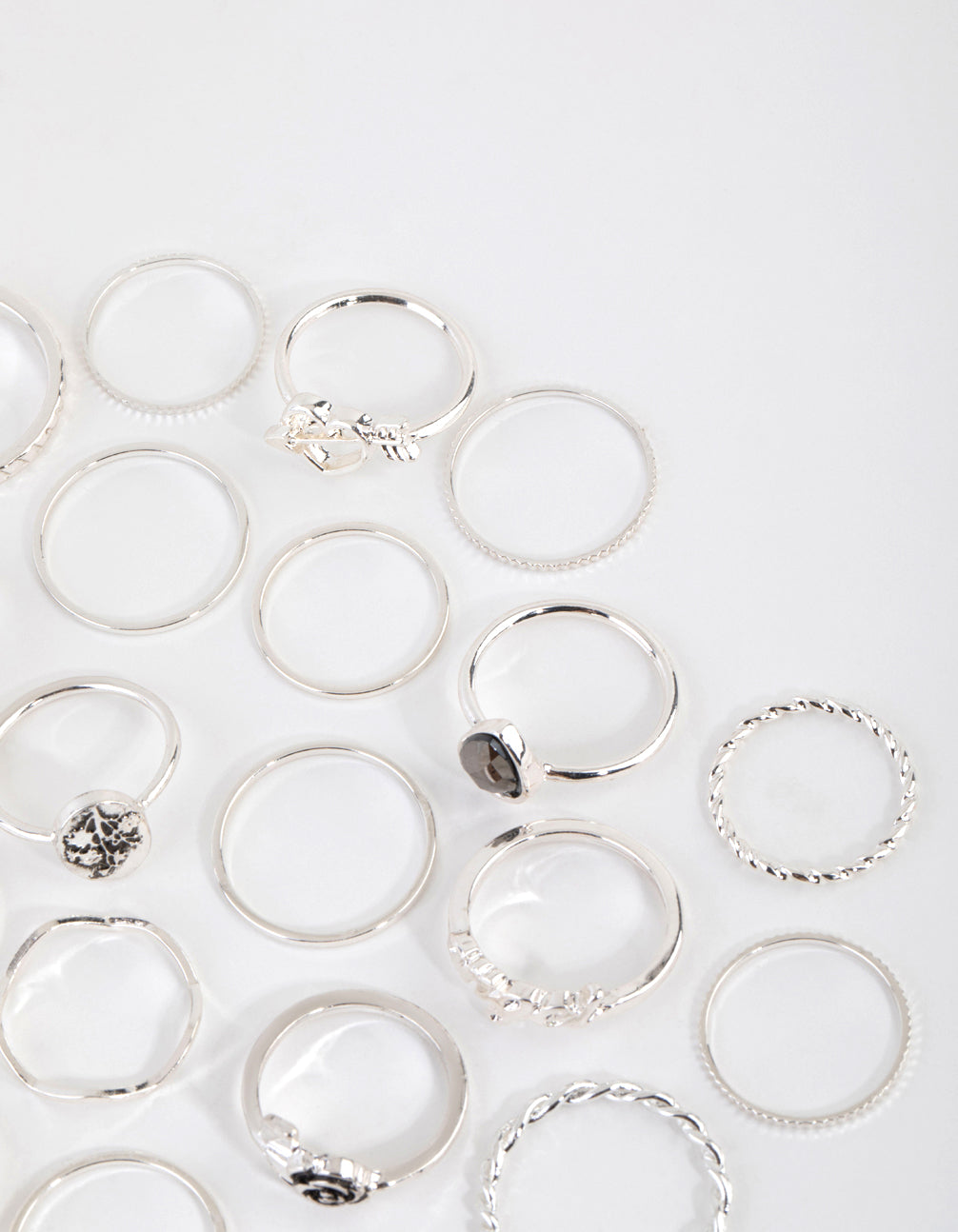 Silver Cupid Ring 24-Pack