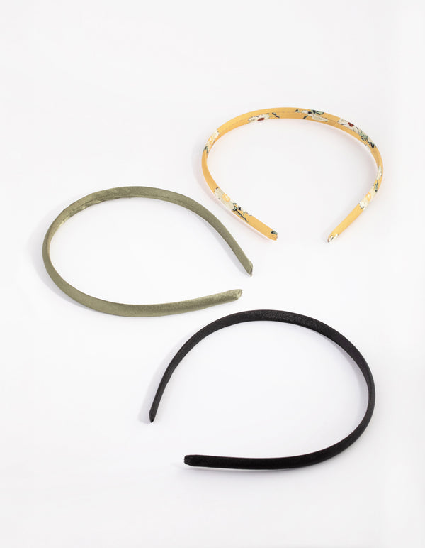 Mustard Flower Headband Pack