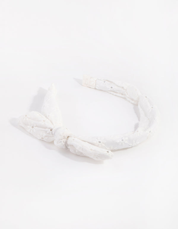 Fabric Broad Side Bow Headband