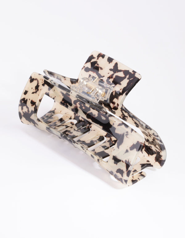 Rectangular Tortoiseshell Acrylic Claw