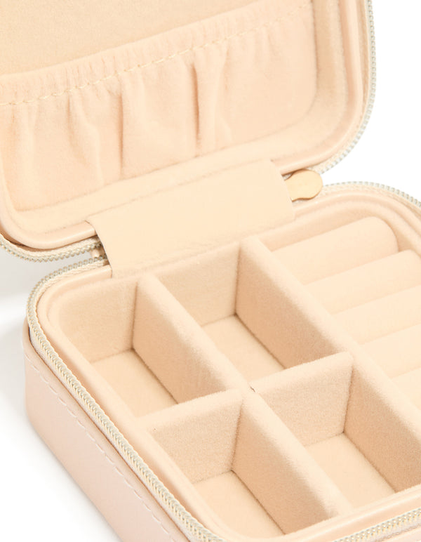 Blush Square Jewellery Box