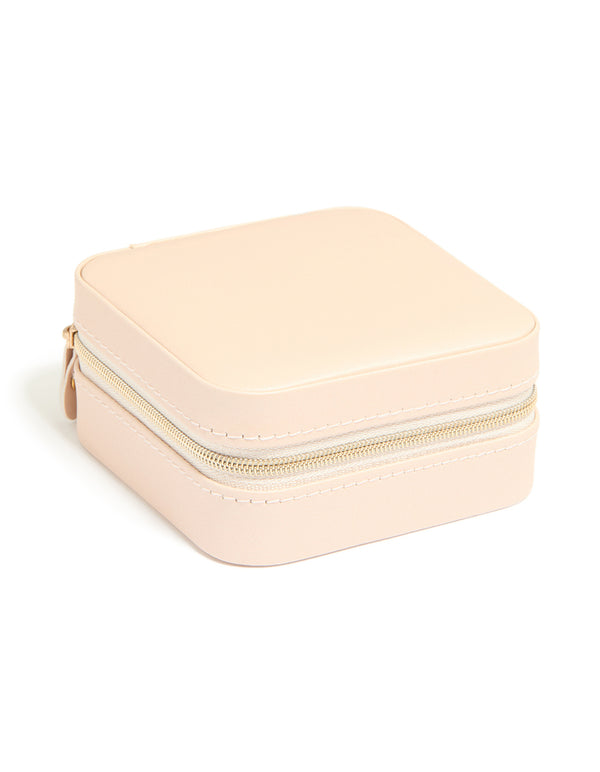 Blush Square Jewellery Box