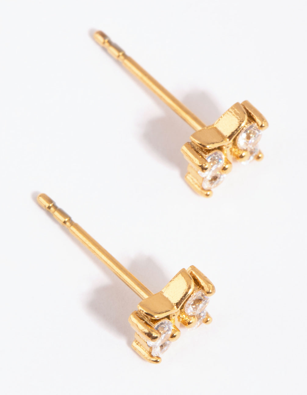 Gold Plated Surgical Steel Butterfly Stud Earrings