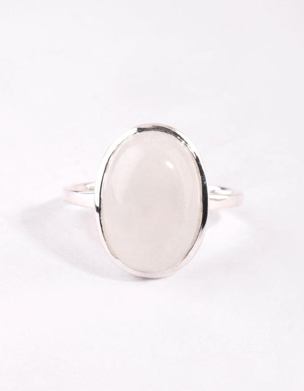 Sterling Silver Semi Precious Ring