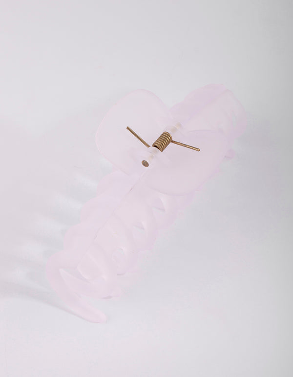 Large Blush Hair Claw Clip