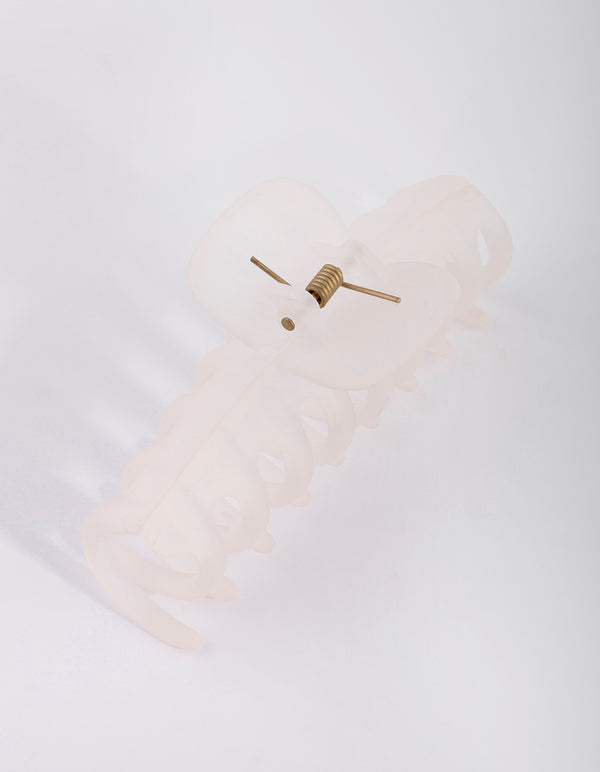Large Clear Hair Claw Clip