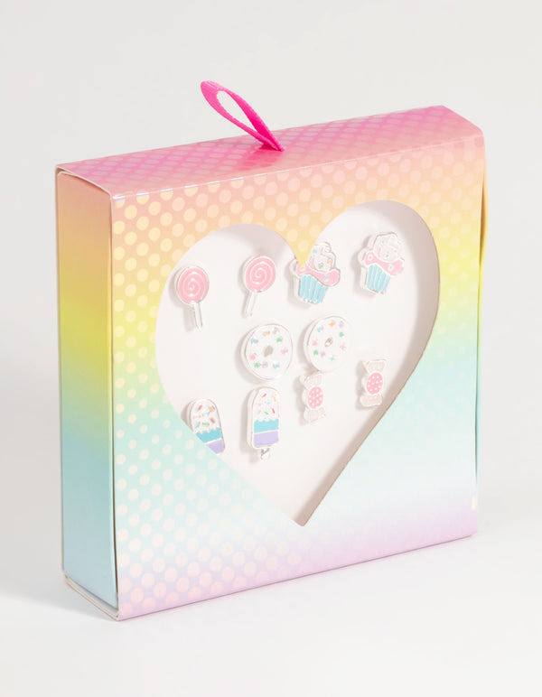 Kids Sweets Stud Earring 5-Pack