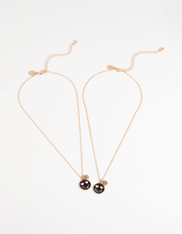 Kids Mood Best Friend Necklace Set