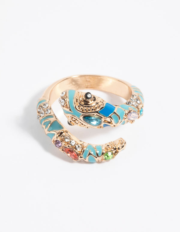 Gold Snake Ring