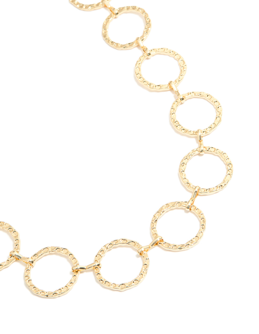 Gold Circle Chain Belt