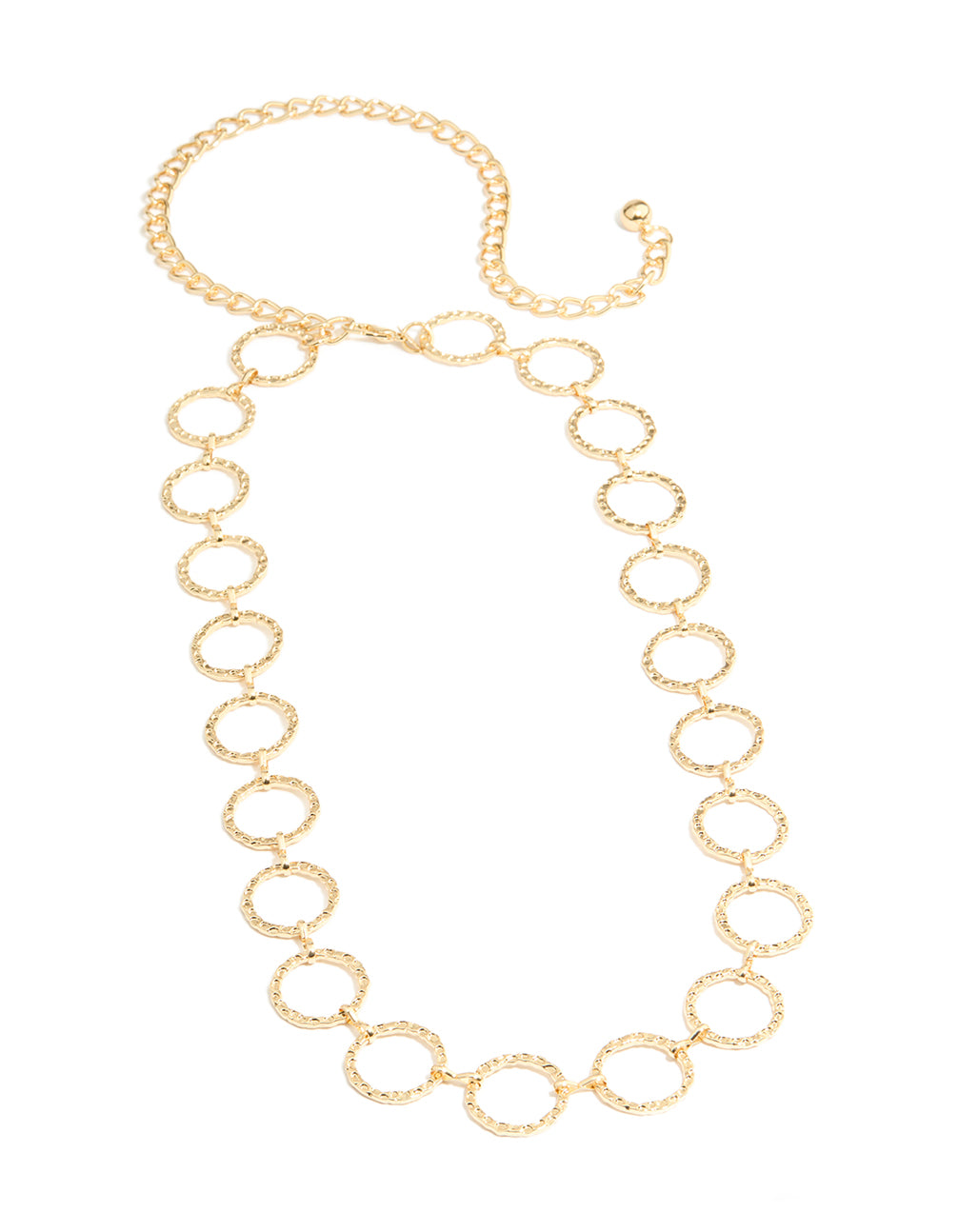 Gold Circle Chain Belt