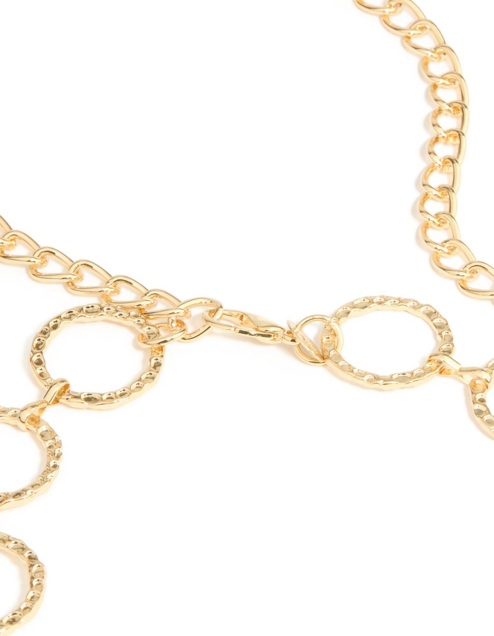 Gold Circle Chain Belt