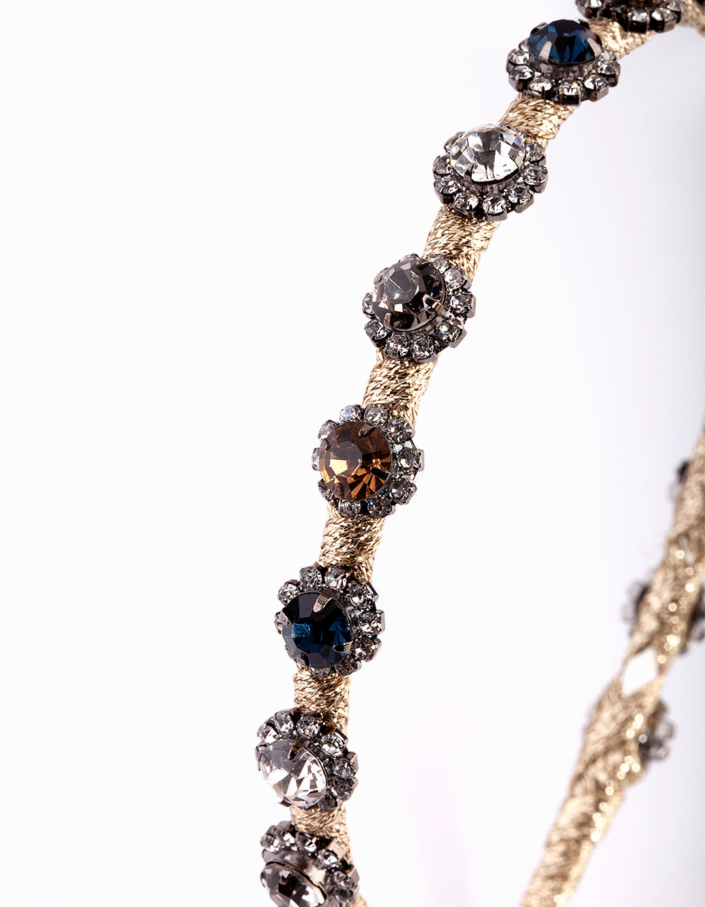 Thread Wrapped Diamante Headband