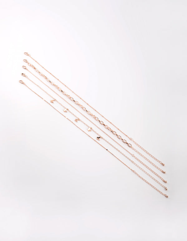 Rose Gold Butterfly Choker