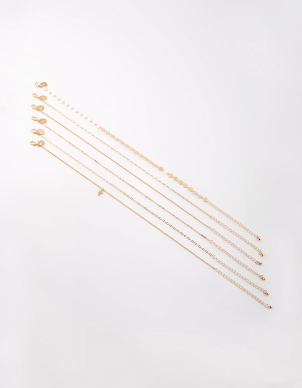 Gold Cross Choker